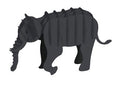 3D Papieren Model - Olifant
