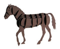 3D-Papiermodell - Cheval