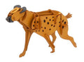 3D Papieren Model - Hyène