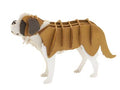 3D Paper Model Saint-Bernard Fridolin – 11 cm