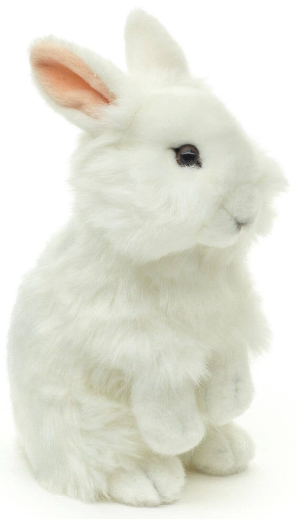 Lapin Lionhead, st. (blanc) - 23 cm - peluche Uni Toys