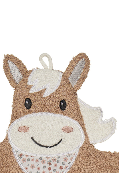 Gant de toilette Cheval Sunny - 22 x 24 cm – vue 3