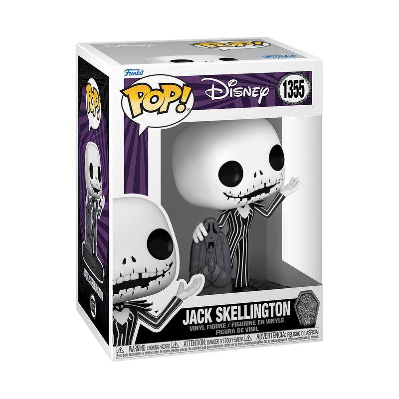 Pop! Jack Skellington met grafsteen 