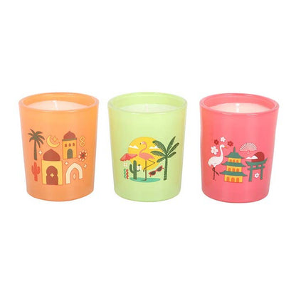 World Scents Scented Candle Trio