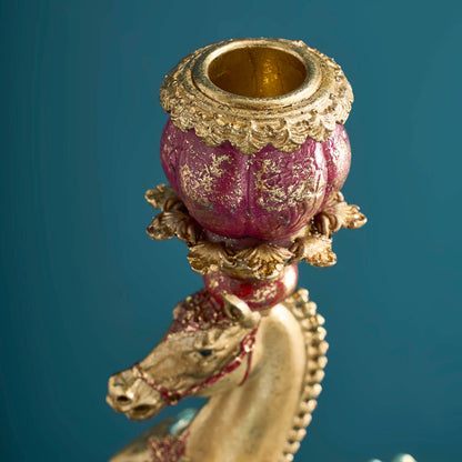 Circus Horse Chandelier, Gold, 17.5 x 9.5 x 36.5 cm