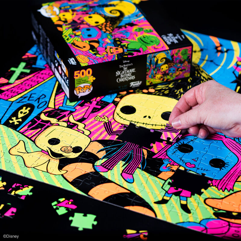 The Nightmare Before Christmas Puzzle (Black Light)