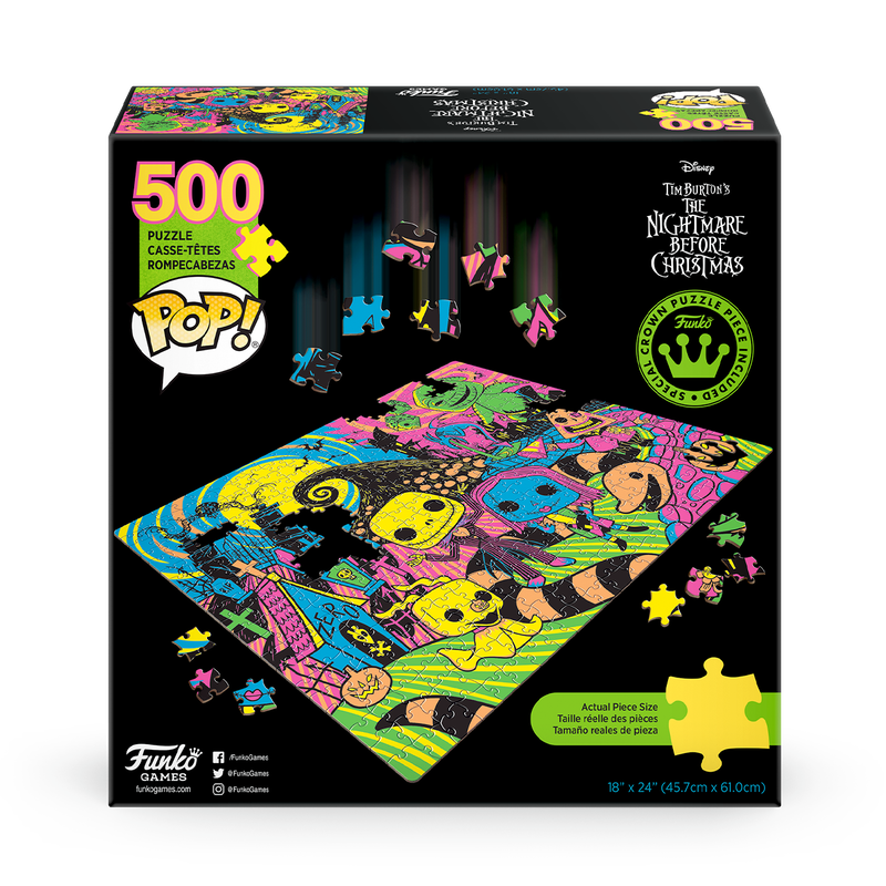 Puzzel The Nightmare Before Christmas (Black Light)