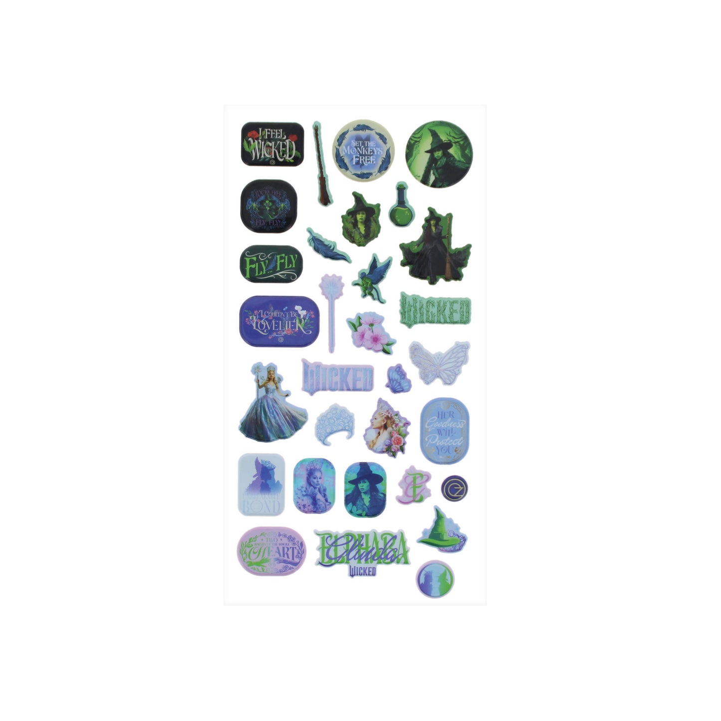 Autocollants – en relief Wicked For Good | Blueprint Collections – vue 2