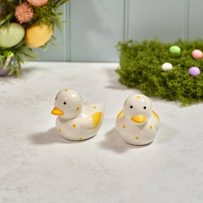 Salt and Pepper Polka Dot Ducks