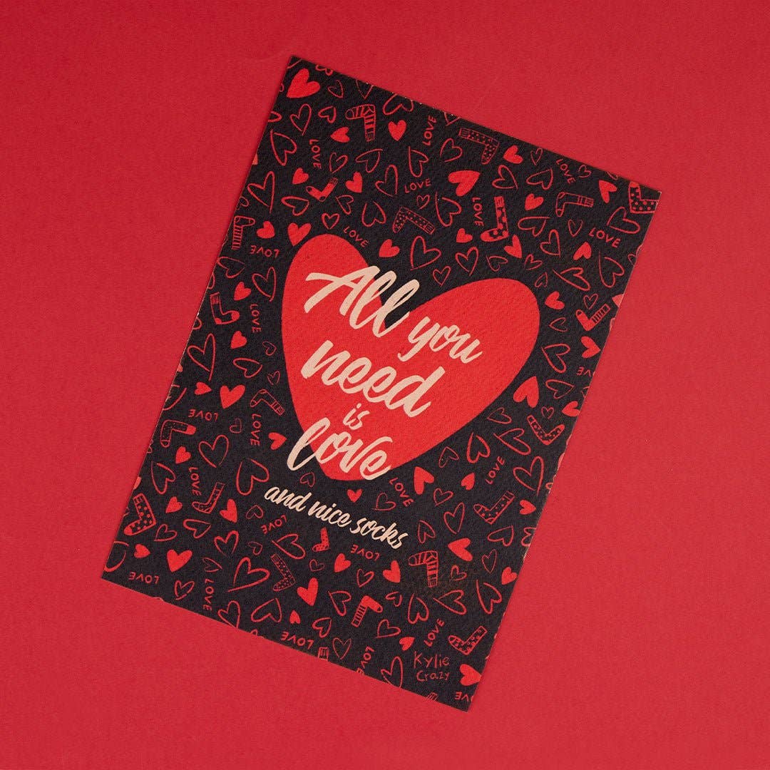 Original pack "All You Need Is Love + box + gift print"