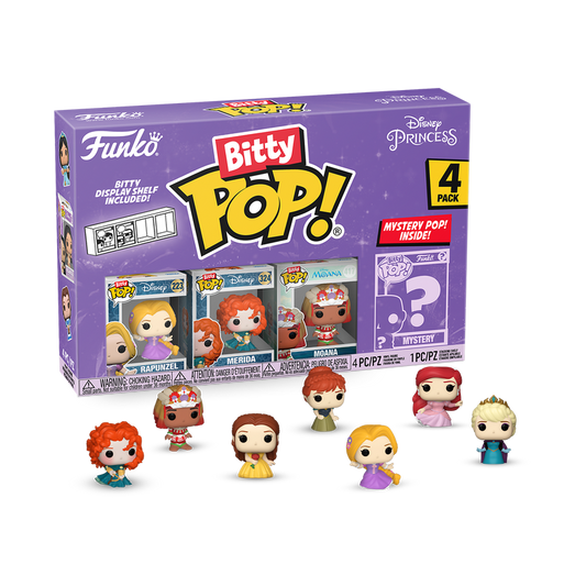 bitty pop disney princess 4 pack series 4