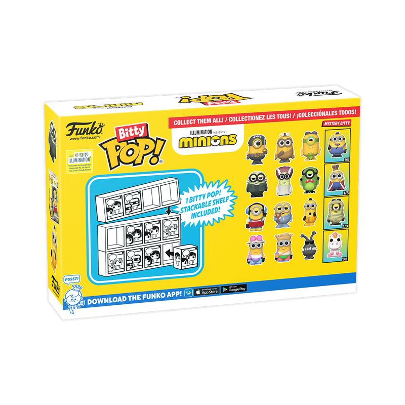 Bitty Pop! Minions 4-pack serie 1 