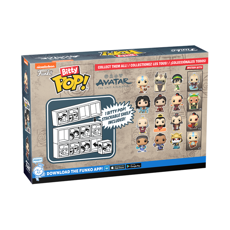 Bitty Pop! Avatar Le Dernier Maître de l´Air 4-Pack Series 2