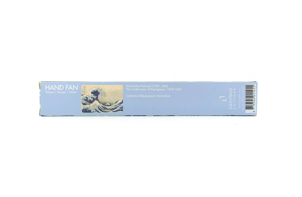 Hokusai's "The Great Wave" Bamboo Hand Fan