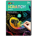 Mini-A6-Scratch-Art-Buch - Animaux Sauvages