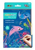 A5-Scratch-Art-Buch - La Meeresleben