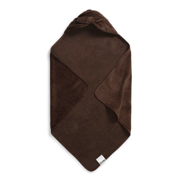 Bow chocolate bath cape