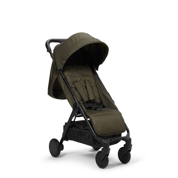 Elodie Mondo kinderwagen Rebel groene rieten kinderwagen