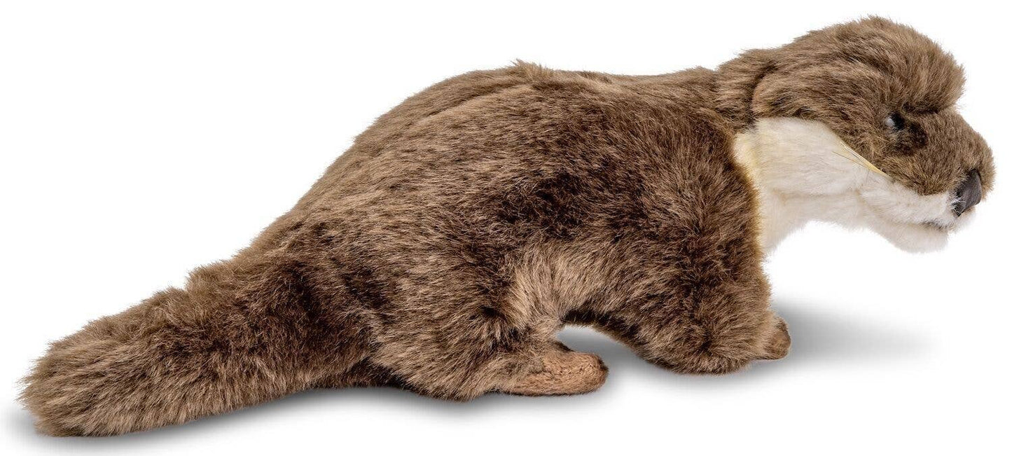 Baby otter, standing, 26 cm (length), soft toy/plush