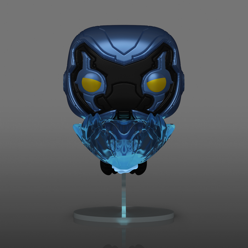 pop blue beetle flying glow 1407