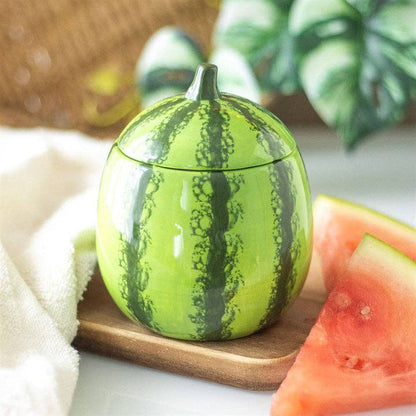 Watermelon-shaped Candle