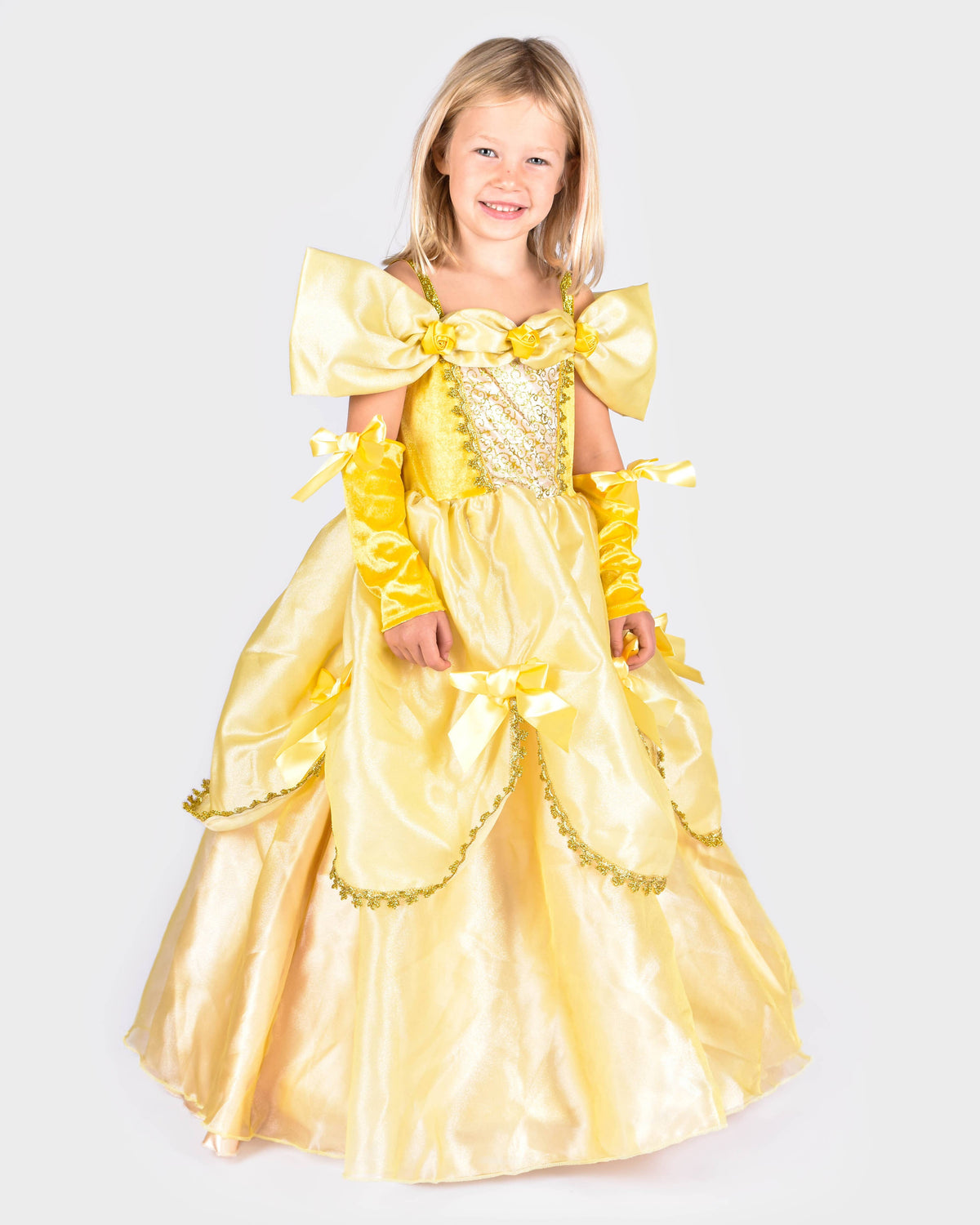 Yellow dress W. Acc Belle 98-104 cm 2-4 years