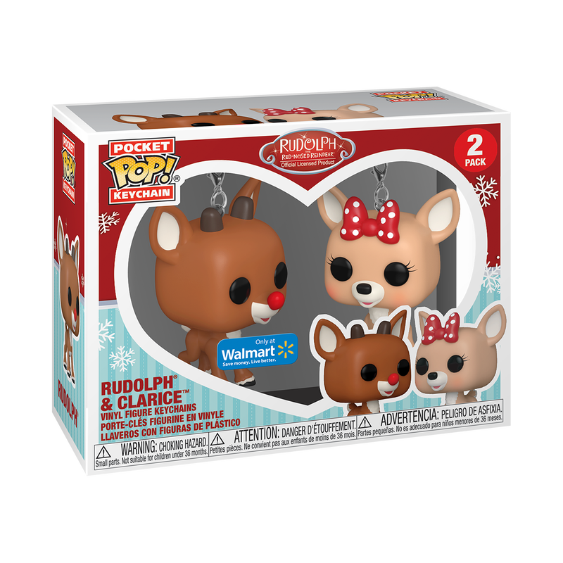Pop! Sleutelhanger Rudolphe & Clarice (SE) 