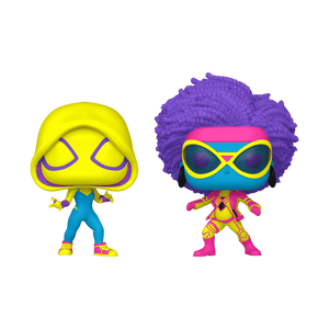 Pop! Spider-Gwen & Spider-Woman (Black Light) 2-pack 