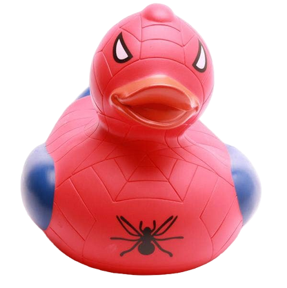 Canard Super-héros Rouge-Bleu XL