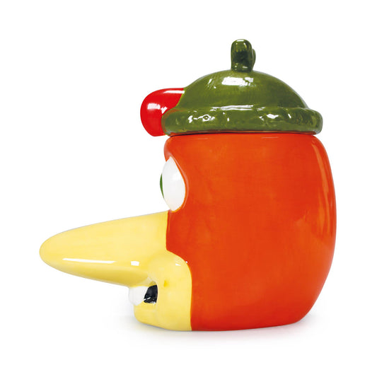 Bekervormig blikje met deksel (300 ml) - Chicken Run (gember)