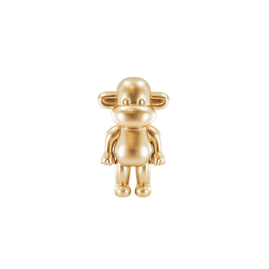 Ornament - Monkey Figurine 'The Legend' - Poly resin - Gold - 11x7x19cm