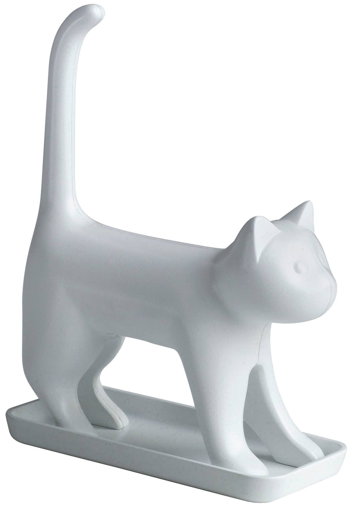 Witte kat-geluid potloodslijper