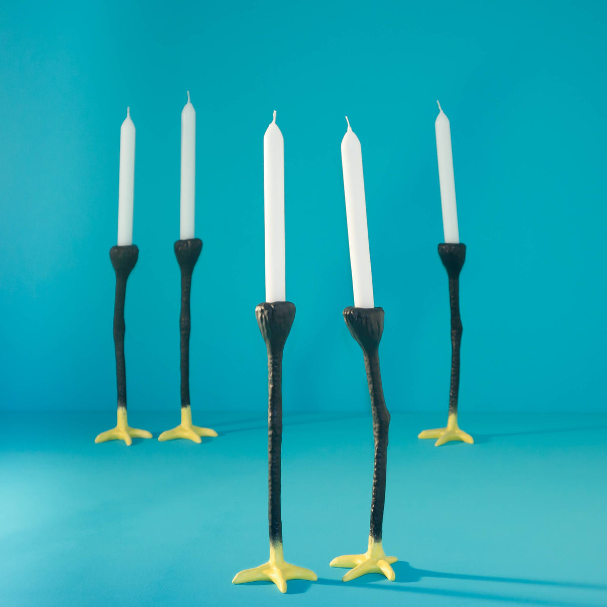 Bird-Legged Candlesticks