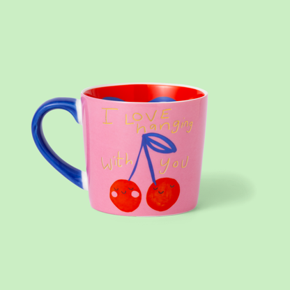 Cherry Mug "I like going out with you"