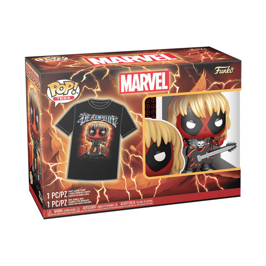 Pop! &amp; Tee Heavy Metal Deadpool (Metallic) 