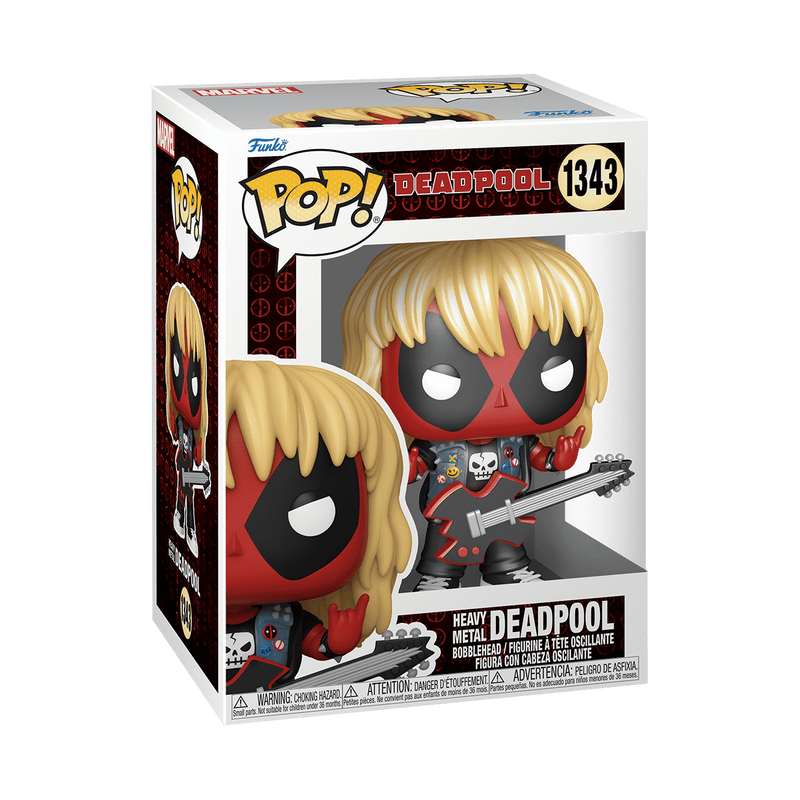 Pop! &amp; Tee Heavy Metal Deadpool (Metallic) 