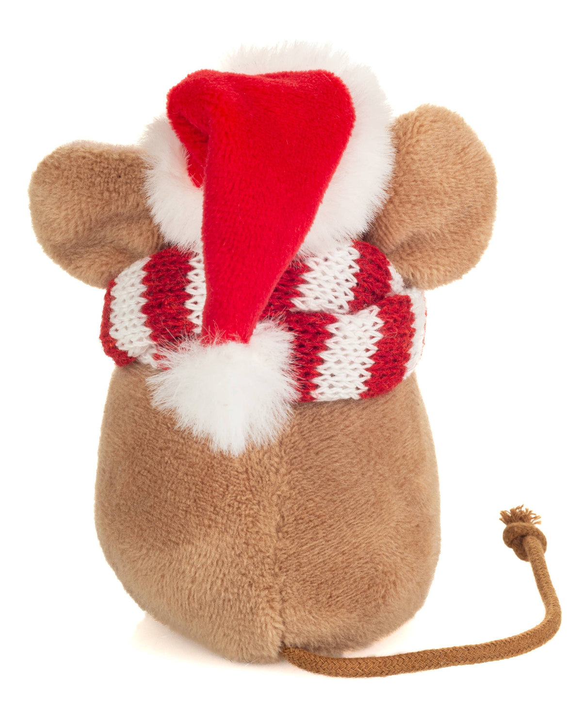 Peluche Souris de Noël avec Écharpe – 11 cm