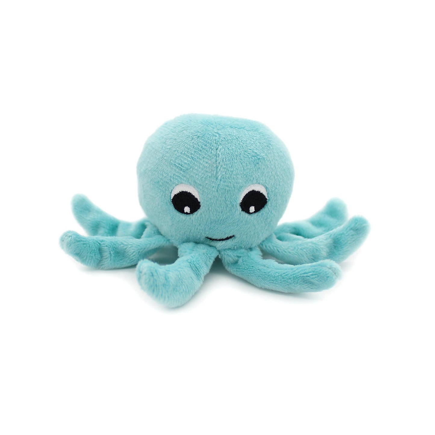 Peluche Ptipotos Maman et Bébé Poulpe - Bleu Aqua