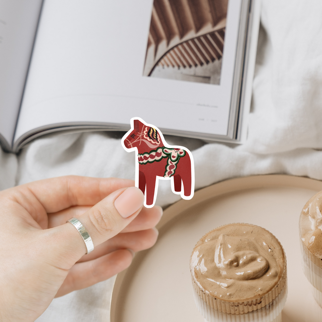 Dalecarlian Horse Sticker