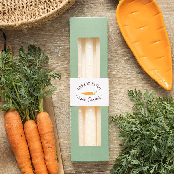 Set of 3 Daisy motif “Carrot Patch” Candles