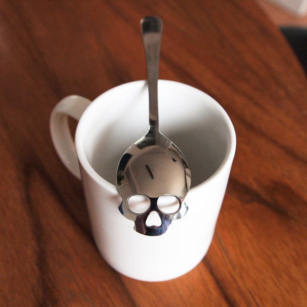 Skull sugar spoon