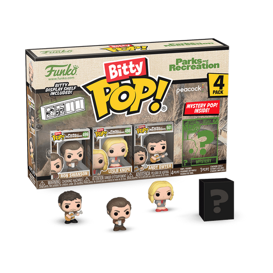 bitty pop parks and recreation 4 pack series 4