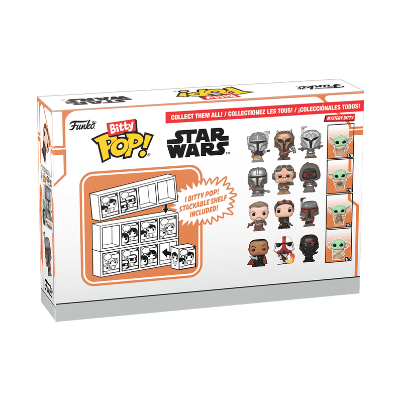 Bitty Pop! Star Wars: The Mandalorian 4-pack Serie 1