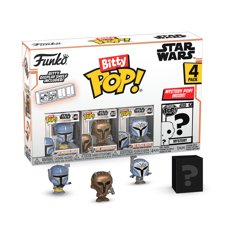 Bitty Pop! Star Wars: The Mandalorian 4-Pack Series 1