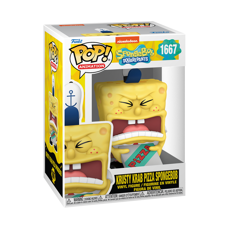 Pop! Bob with Krusty Krab Pizza