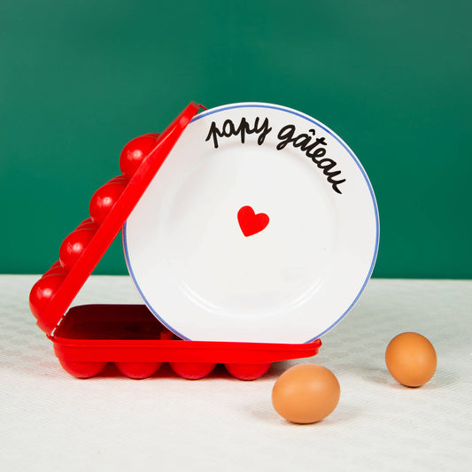 Assiette La Famille S’éclate - Papy Gâteau