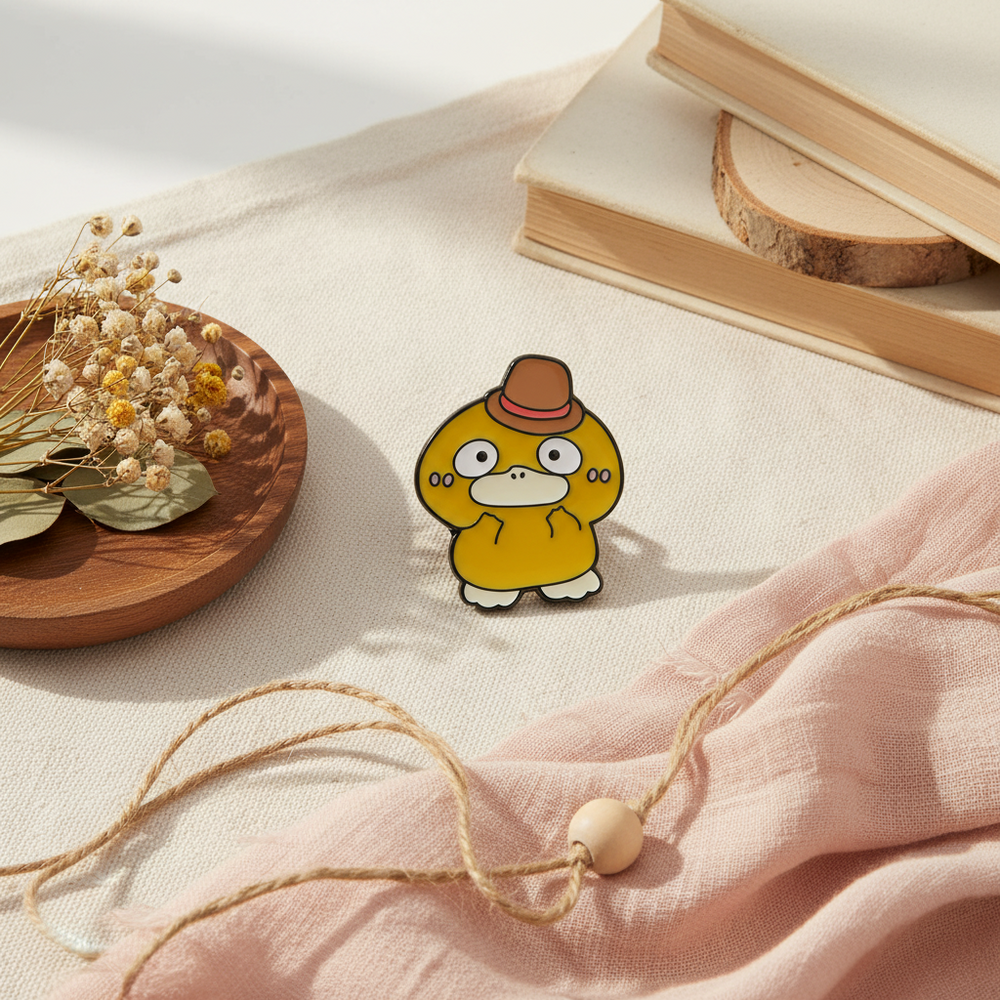 Pin's Canard Jaune "OMG"
