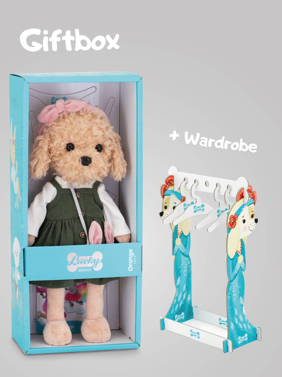 Fendi Lucky Dog Doll: Trip to Paris - 38cm