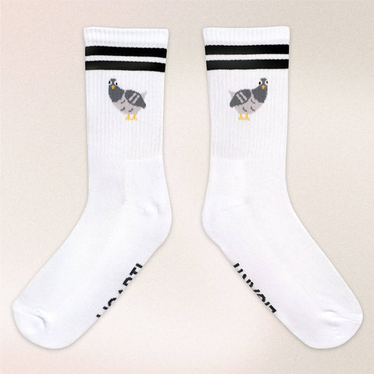 Sports socks – Claude the pigeon
