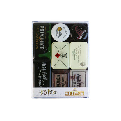 Set of 8 epoxy magnets - Harry Potter (Hogwarts Artifacts)